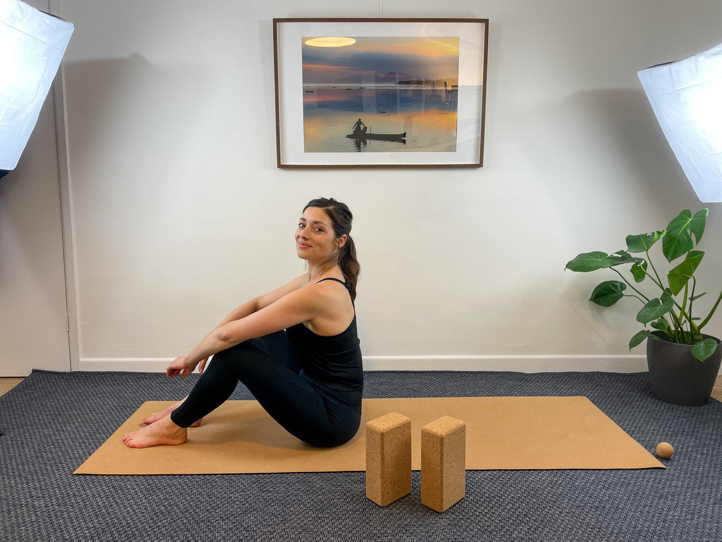 Cork Yoga Block