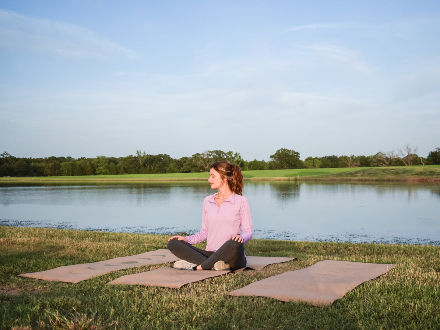 Pro Golden Align Cork Yoga Mat